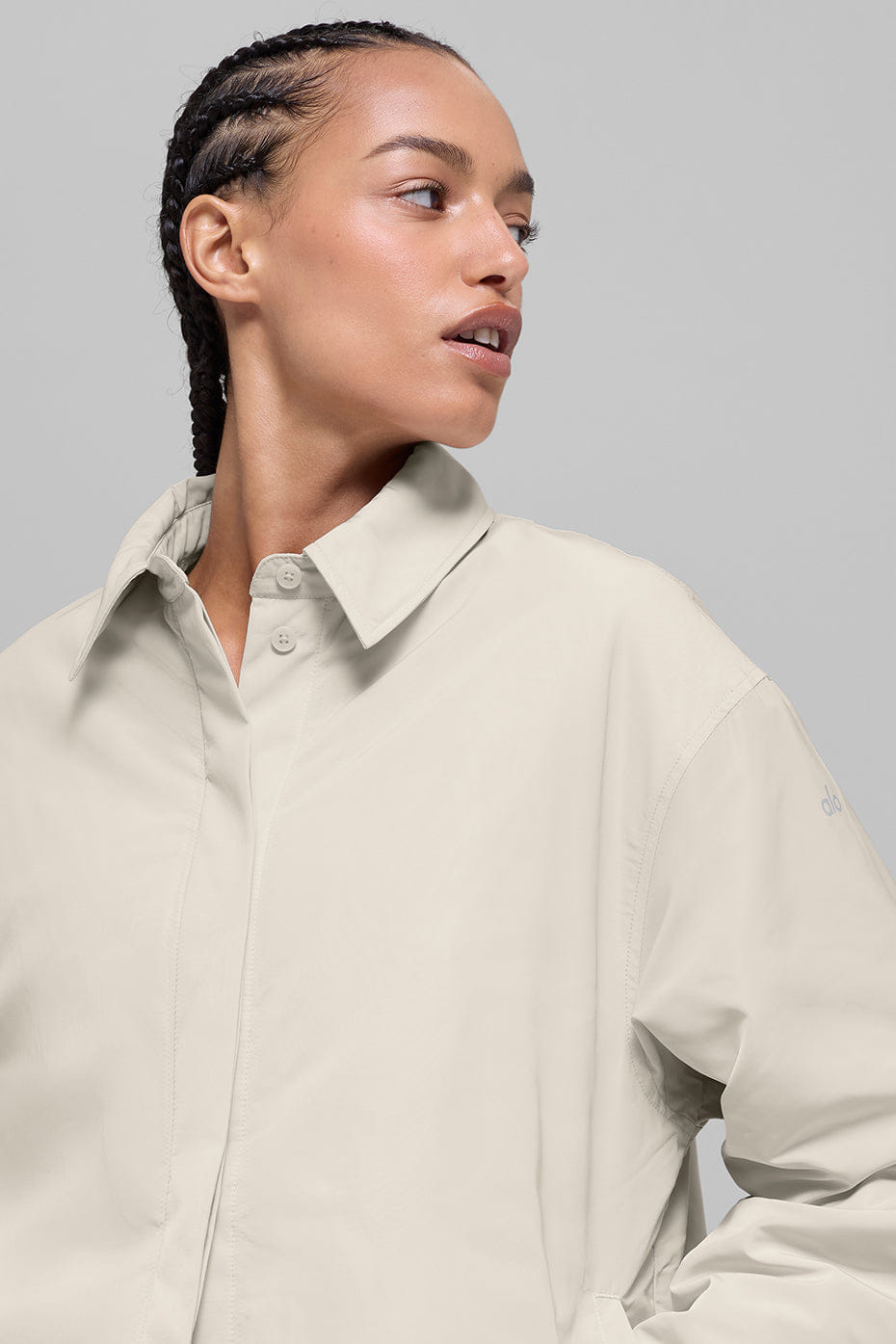 Alo Yoga Socialite Shacket - Bone