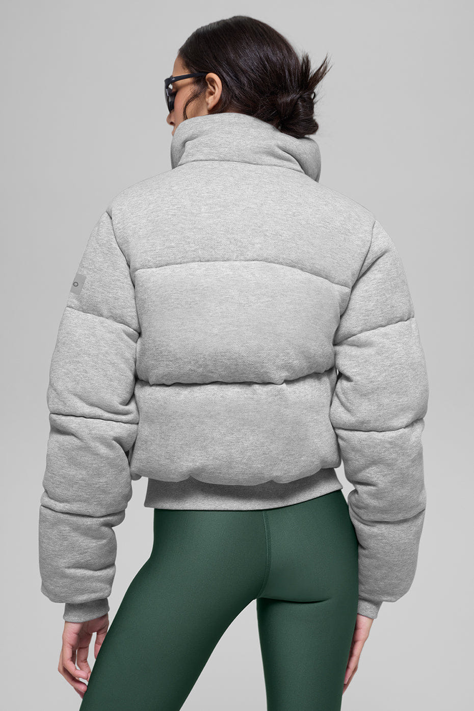 Alo Yoga Sweatshirt Puffer - Athletic Heather Grey
