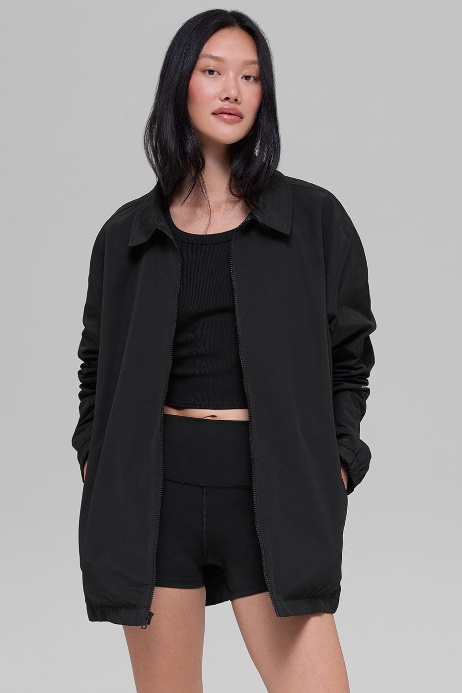 Alo Yoga Torrent Overshirt - Black