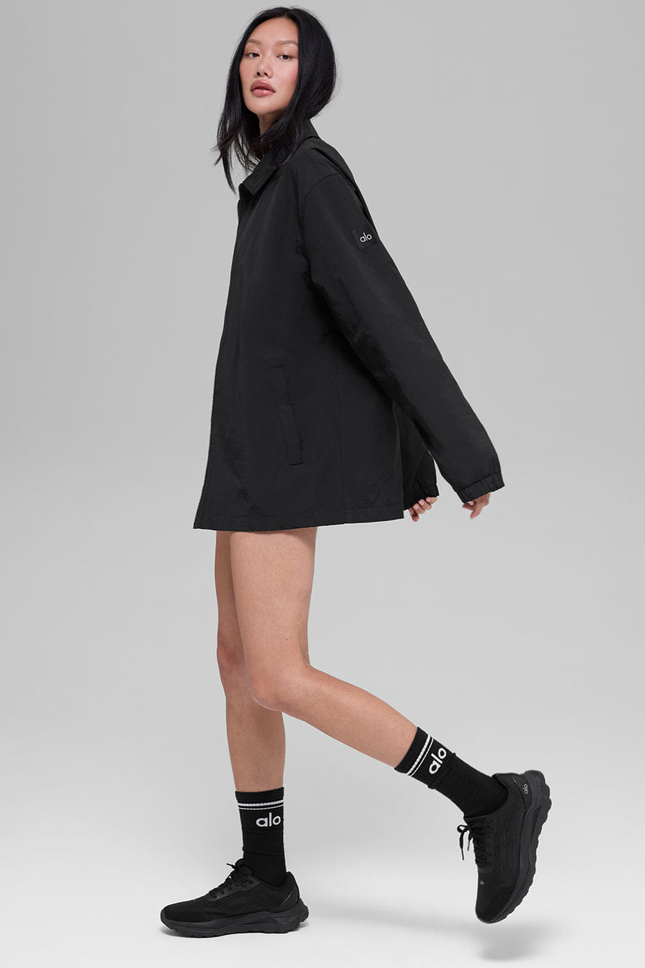Alo Yoga Torrent Overshirt - Black