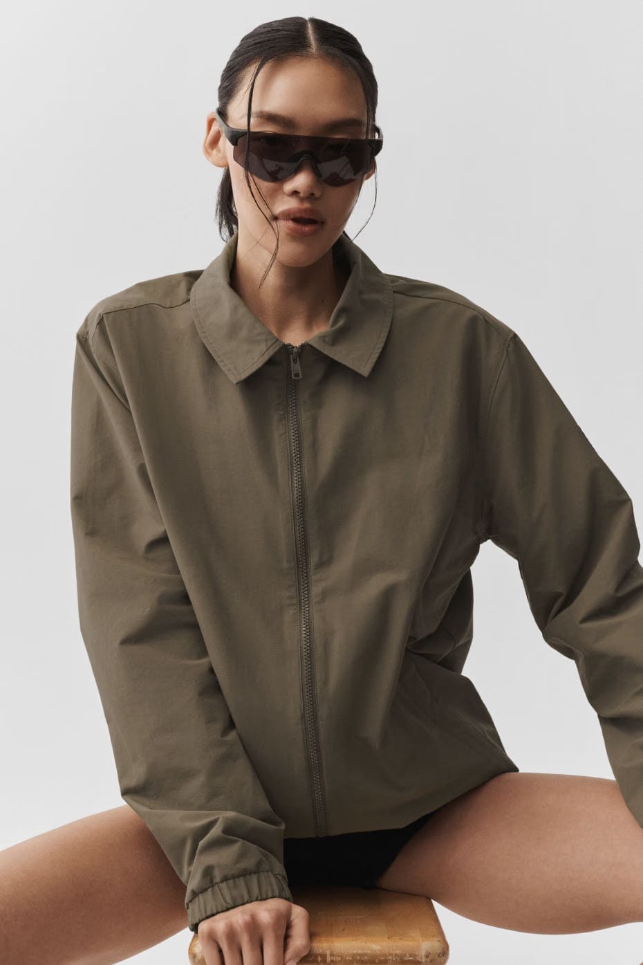 Alo Yoga Torrent Overshirt - Olive Tree