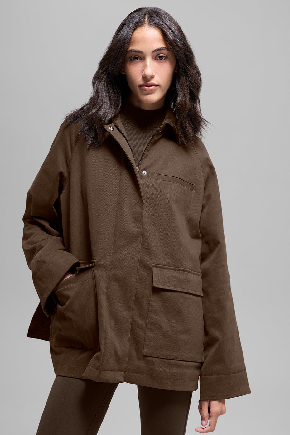 Alo Yoga Twill Barn Jacket - Espresso