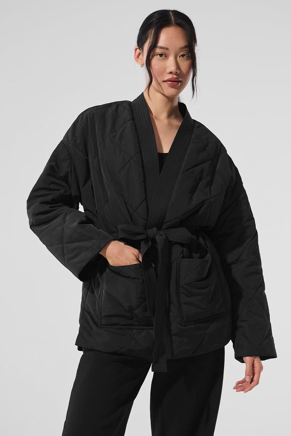 Alo Yoga Urbanite Wrap Puffer - Black