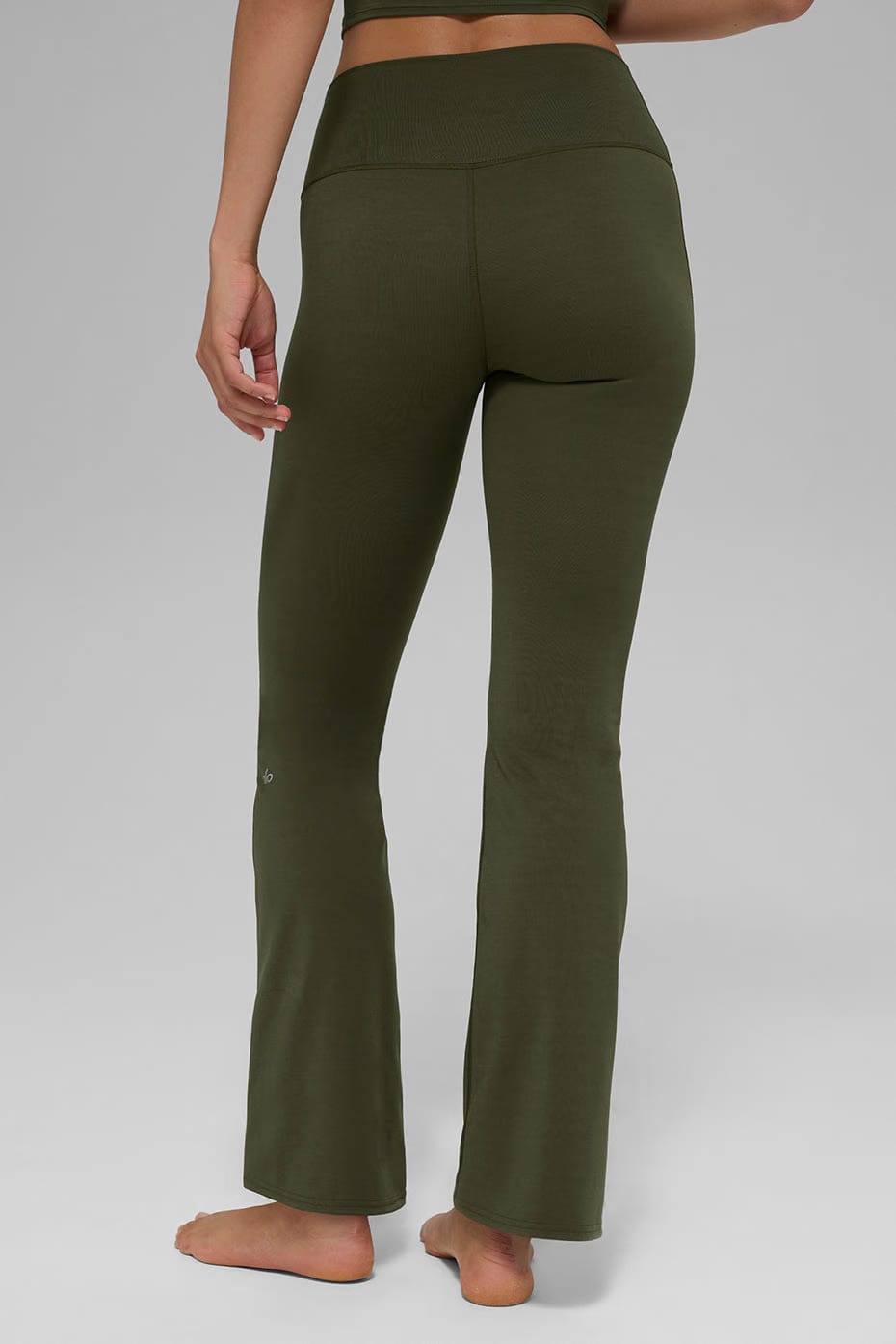 Alo Yoga ALO Softsculpt High-Waist 7/8 Bootcut Legging - Green Olive