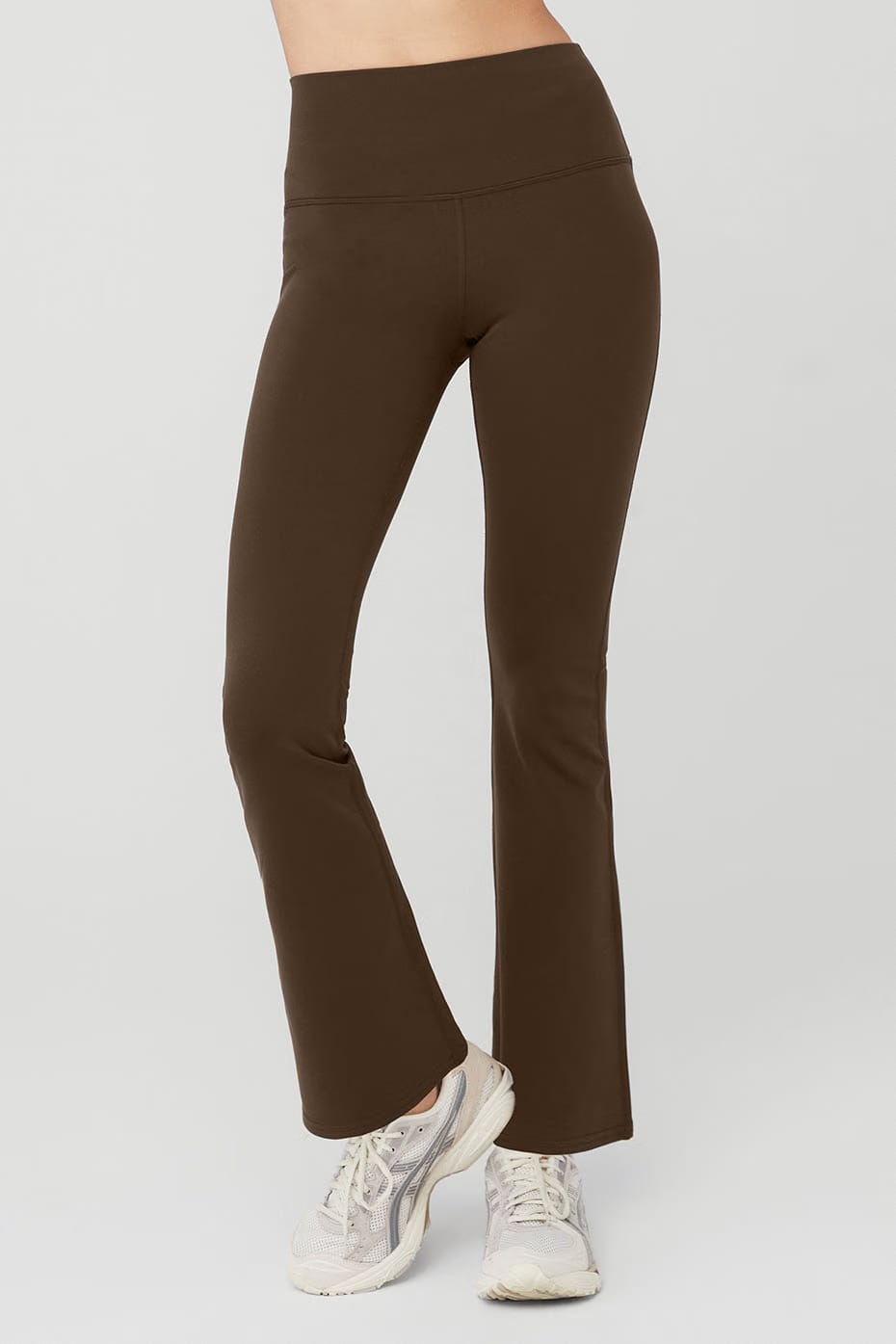 Alo Yoga Airbrush High-Waist 7/8 Bootcut Legging - Espresso
