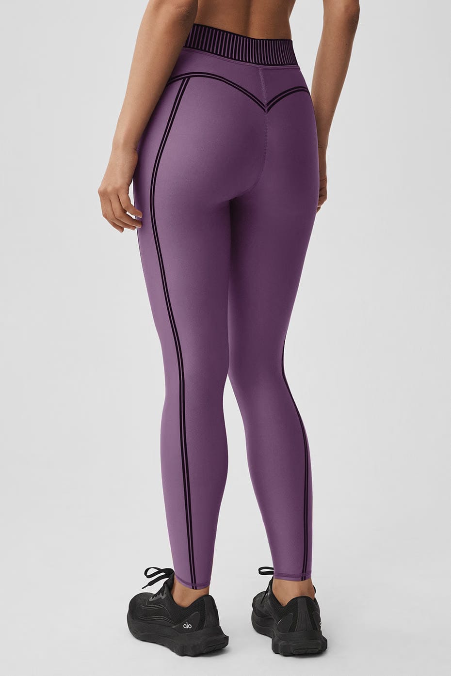 Alo Yoga Airlift High-Waist 7/8 Line Up Legging - Plum Kiss