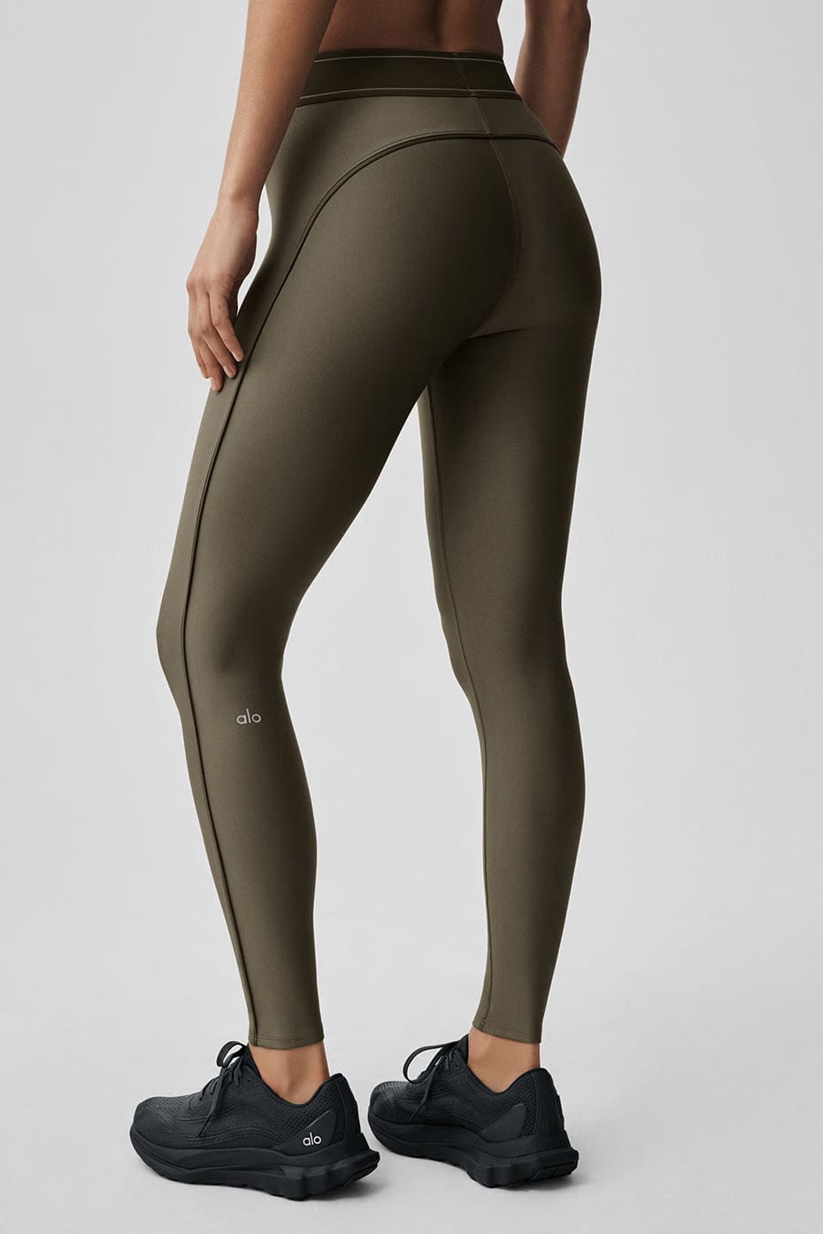 Alo Yoga Airlift High-Waist Suit Up Legging - Olive Tree/Olive Tree