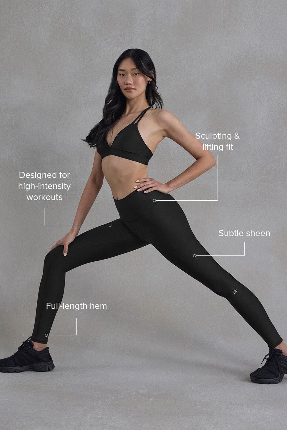Alo Yoga High-Waist Airlift Legging - Black