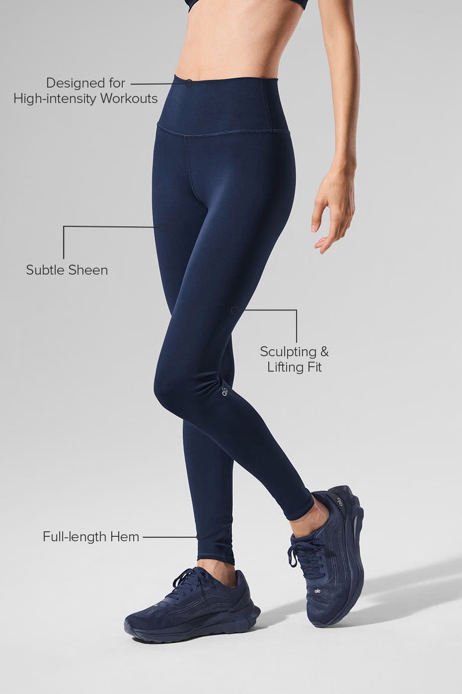 Alo Yoga High-Waist Airlift Legging - Navy
