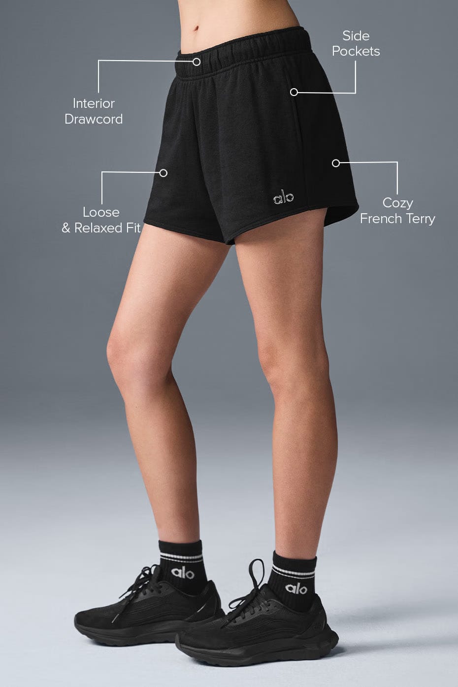 Alo Yoga Accolade Short - Black