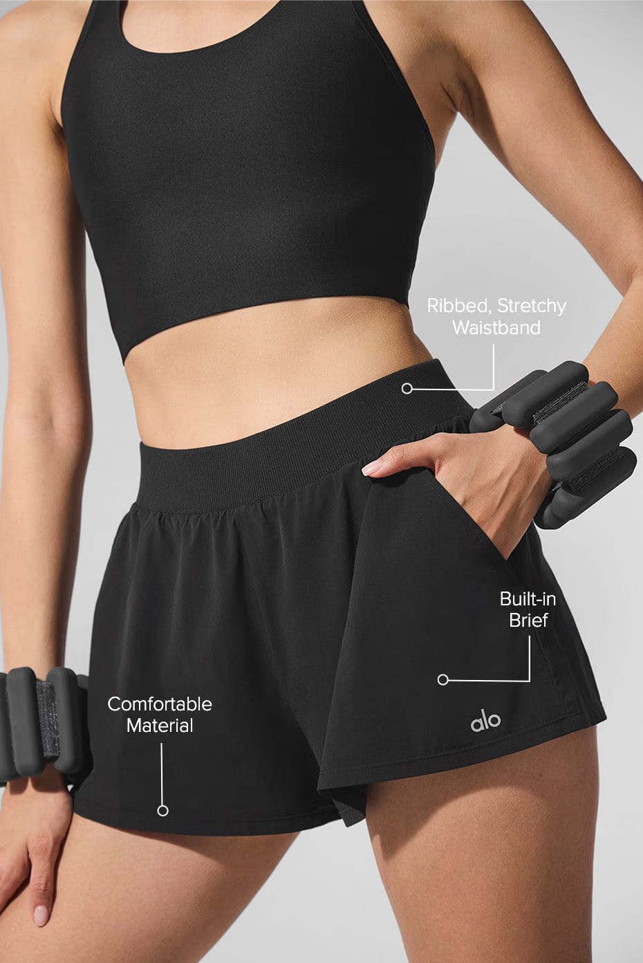 Alo Yoga Breezy Short - Black