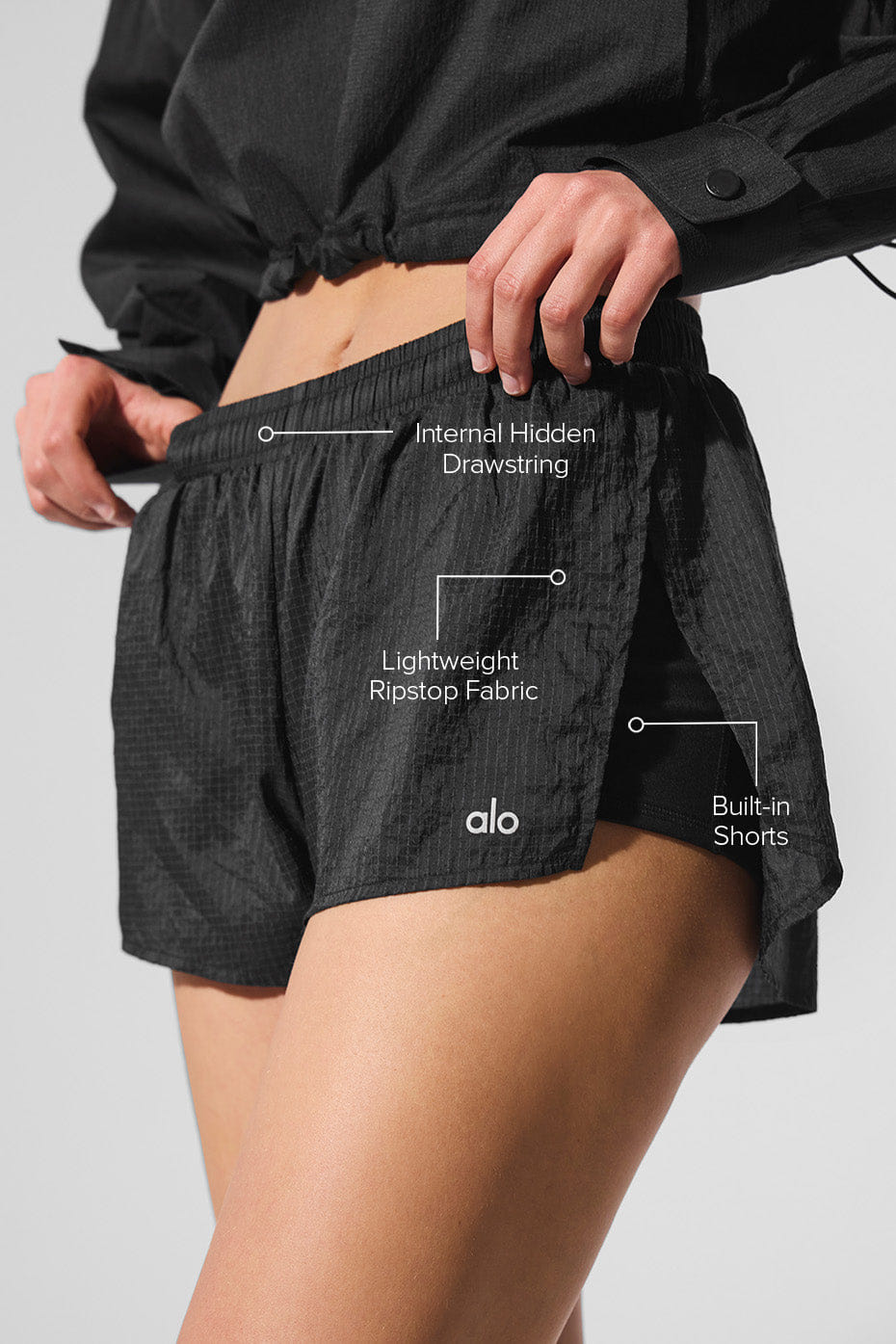 Alo Yoga Game Time Short - Black