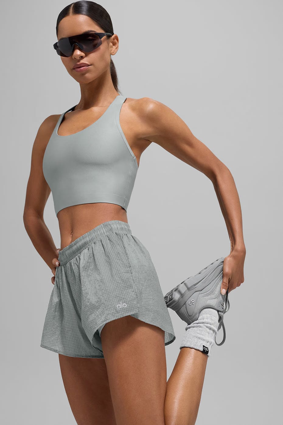 Alo Yoga Game Time Short - Lunar Grey