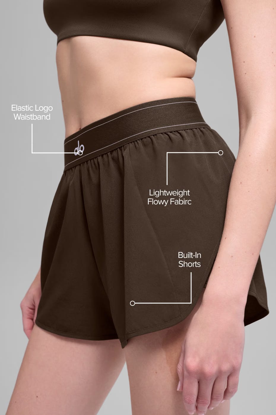 Alo Yoga Match Point Short - Espresso