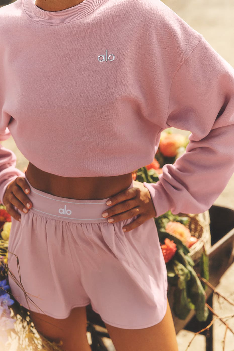 Alo Yoga Match Point Short - Vintage Pink