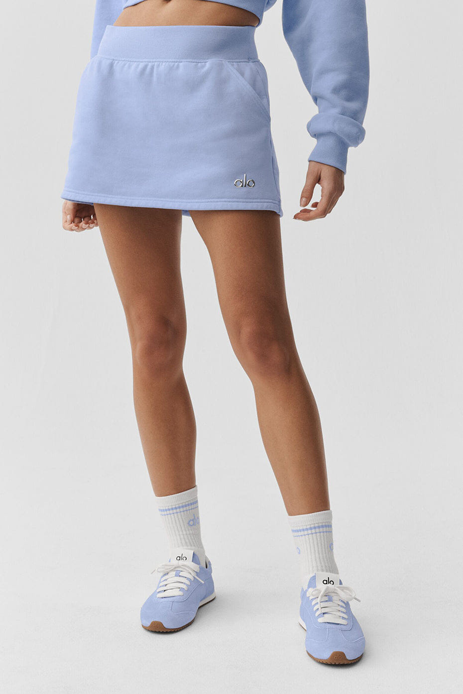 Alo Yoga Accolade Skirt - Light Provence Blue