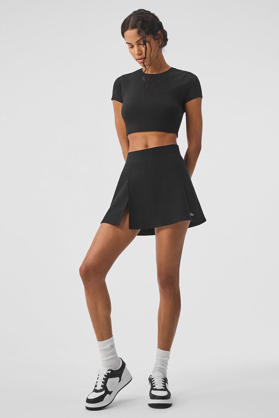 Alo Yoga Alosoft Backspin Skirt - Black