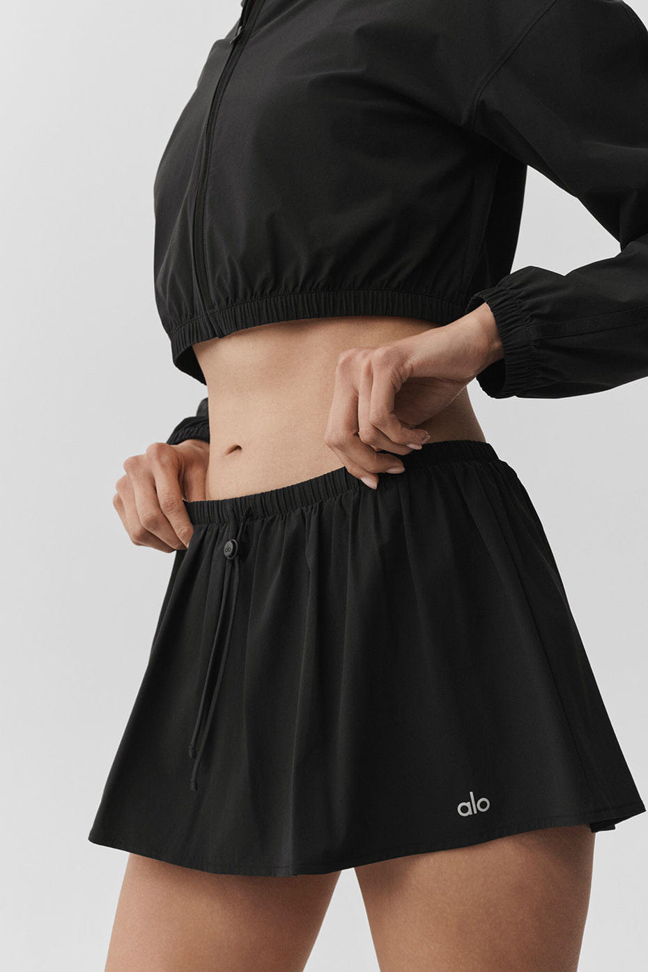 Alo Yoga Breezy Tennis Skirt - Black