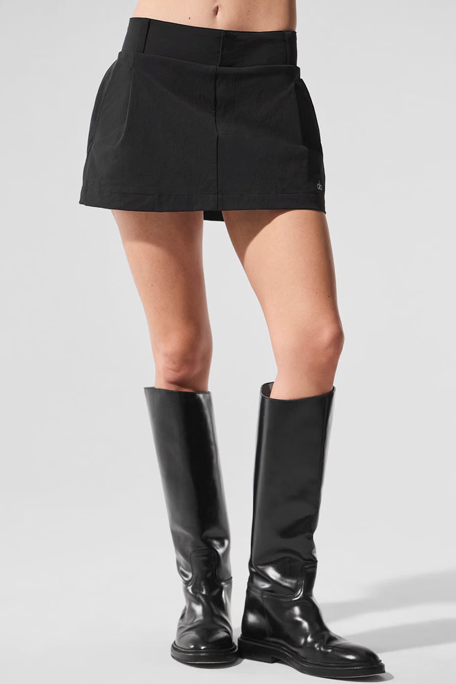 Alo Yoga Fan Club Mini Skirt - Black