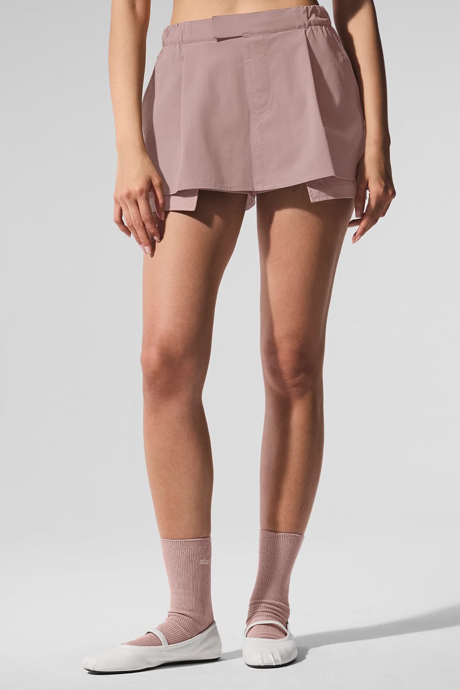 Alo Yoga Flip It Mini Skort - Taupe