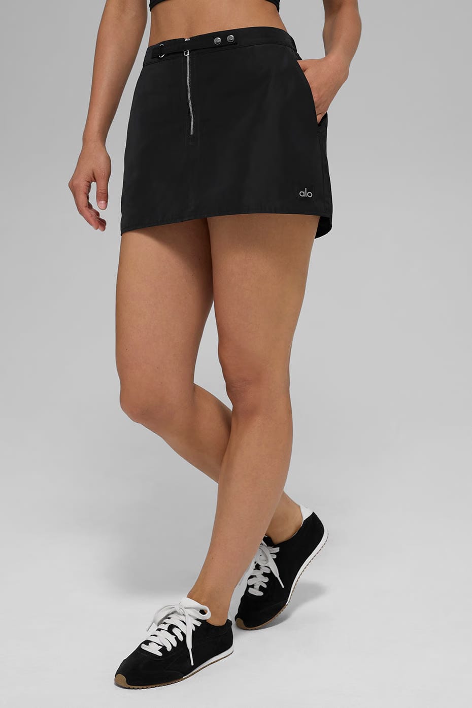Alo Yoga Work It Mini Skirt - Black