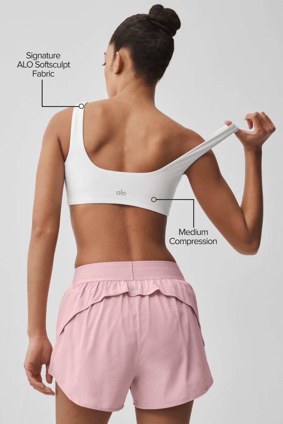 Alo Yoga ALO Softsculpt Precision Bra - White