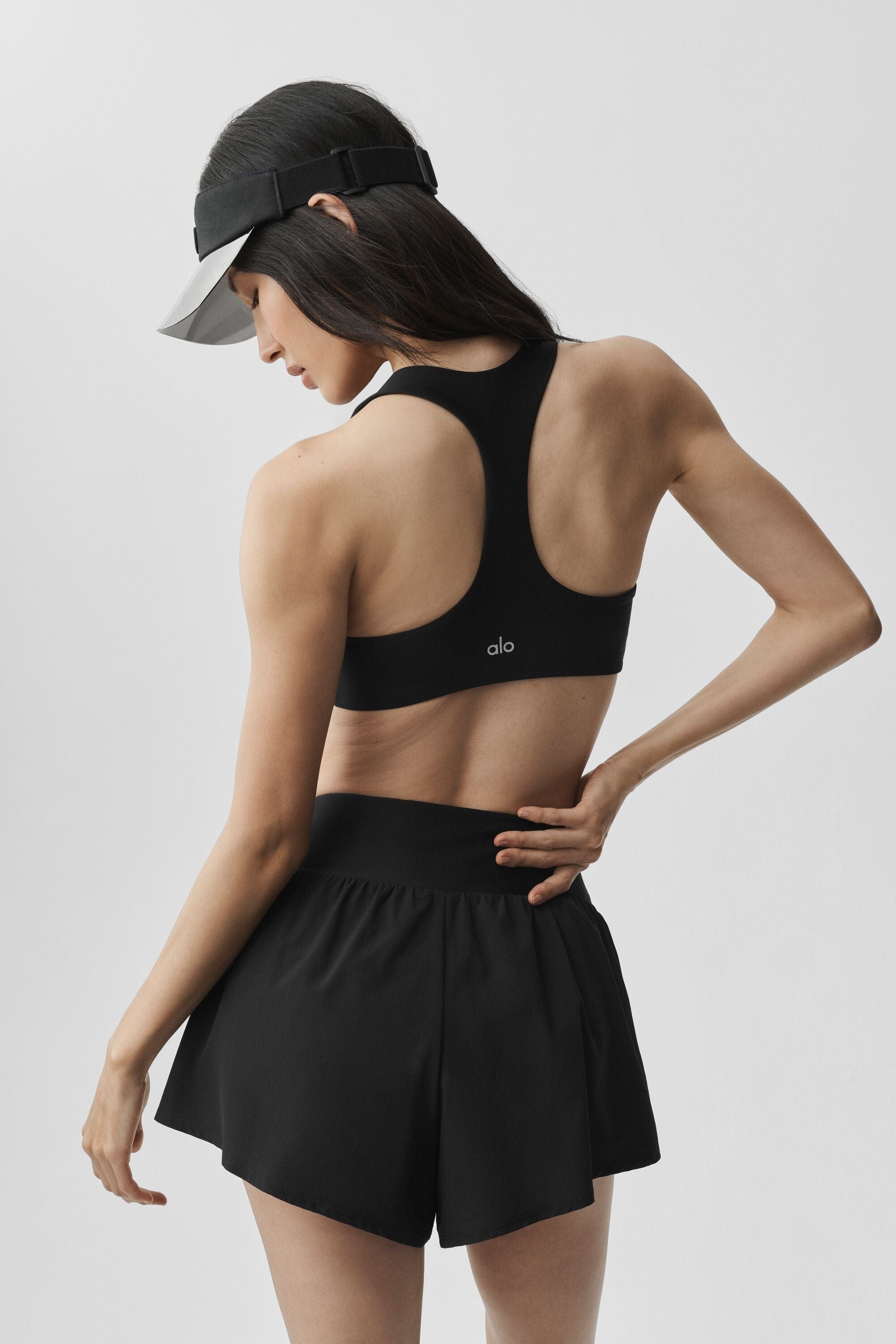 Alo Yoga Airlift Advantage Racerback Bra - Black