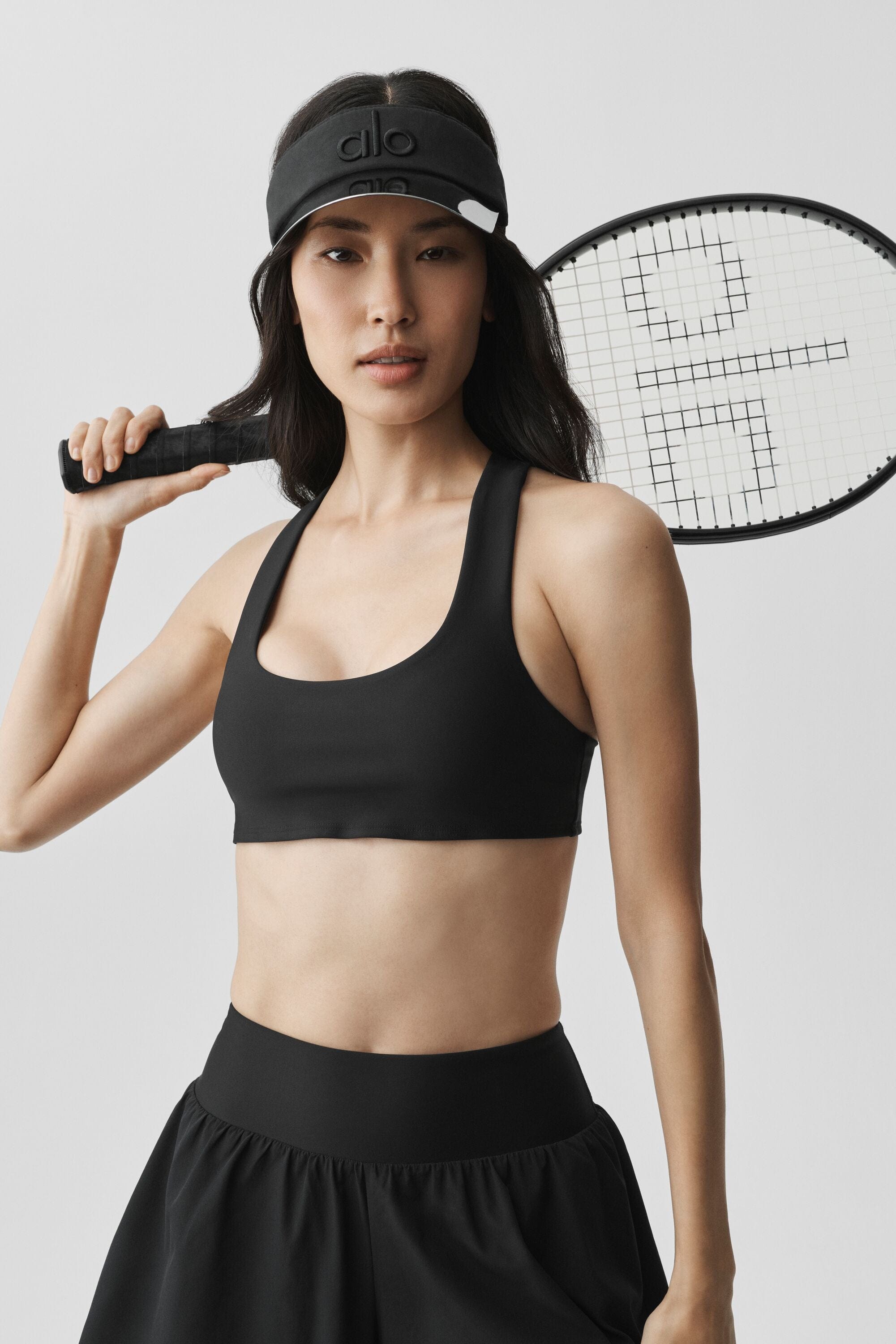 Alo Yoga Airlift Advantage Racerback Bra - Black