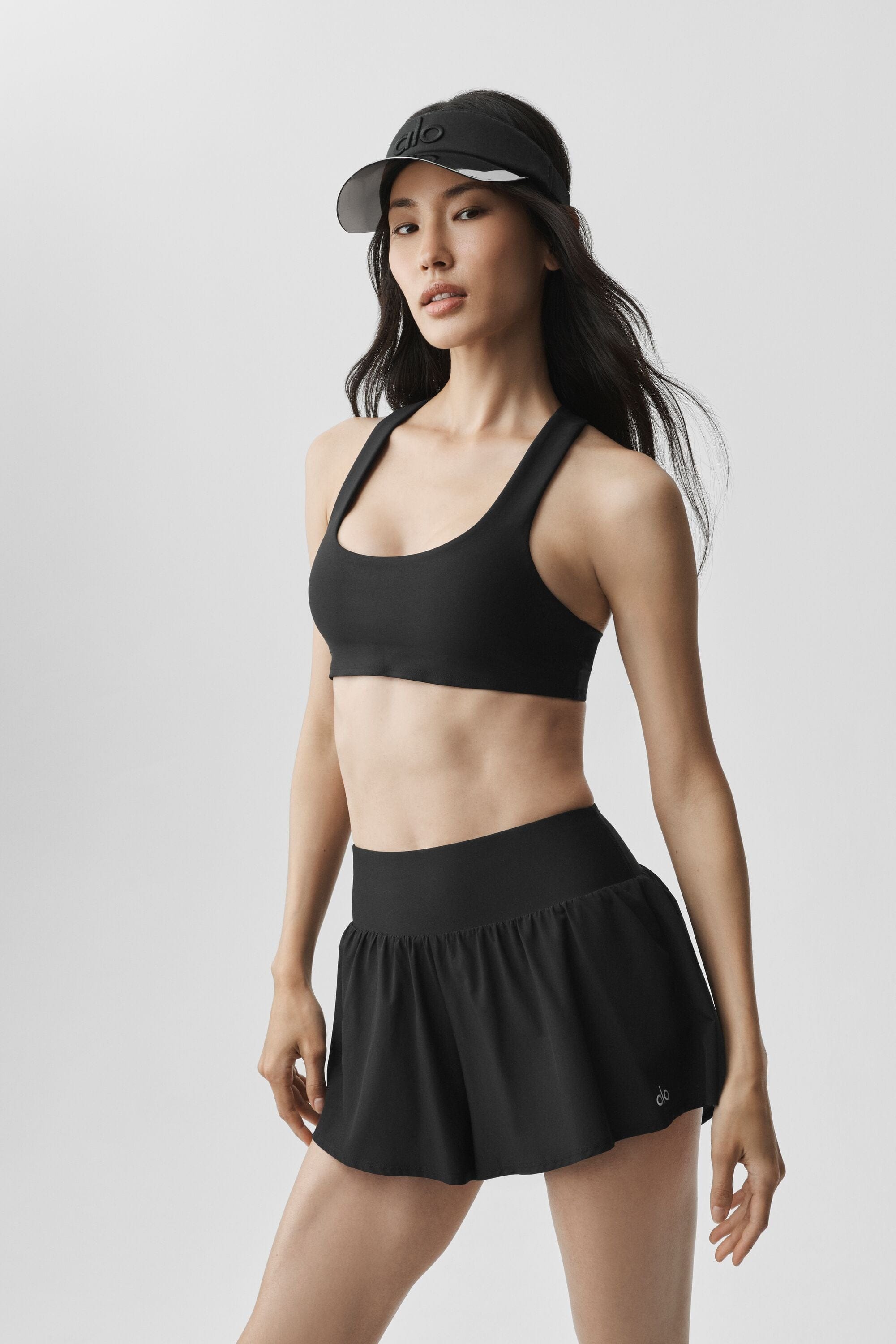 Alo Yoga Airlift Advantage Racerback Bra - Black
