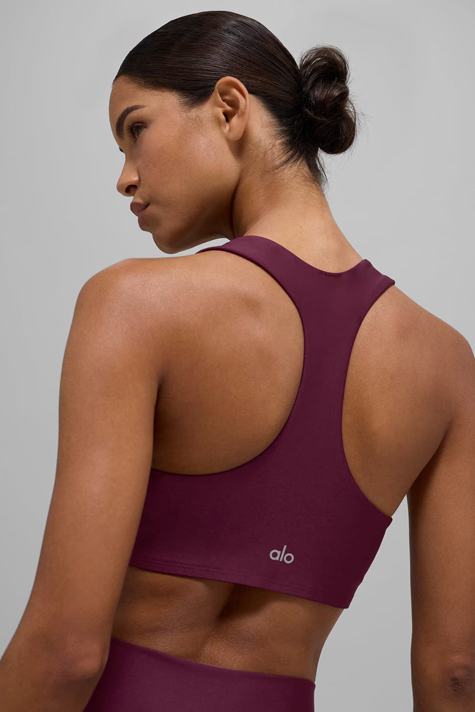 Alo Yoga Airlift Advantage Racerback Bra - Burgundy