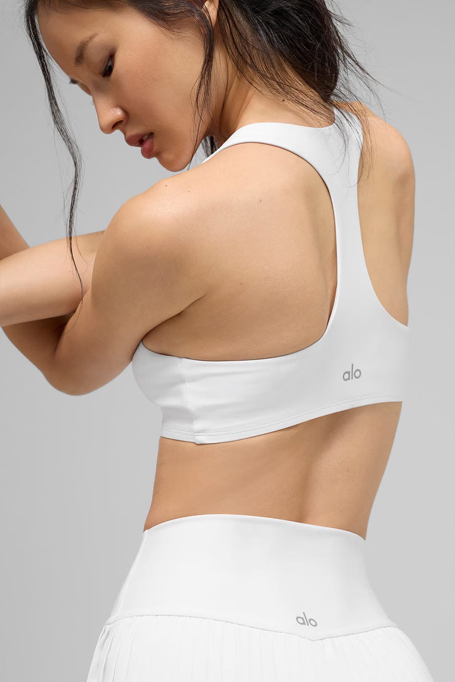 Alo Yoga Airlift Advantage Racerback Bra - White