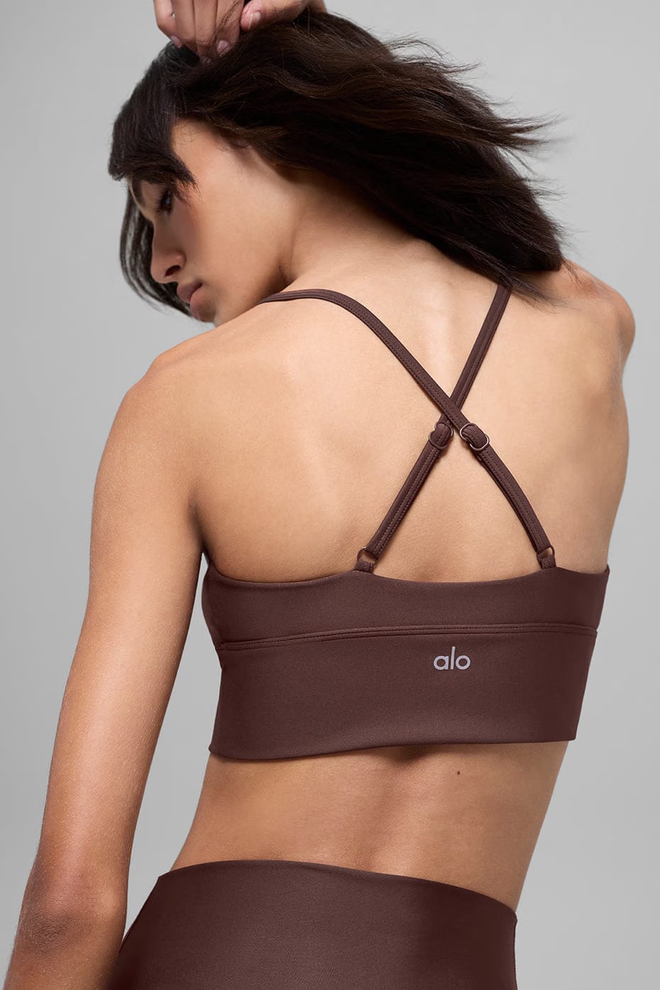 Alo Yoga Airlift Divine Bra - Brownstone