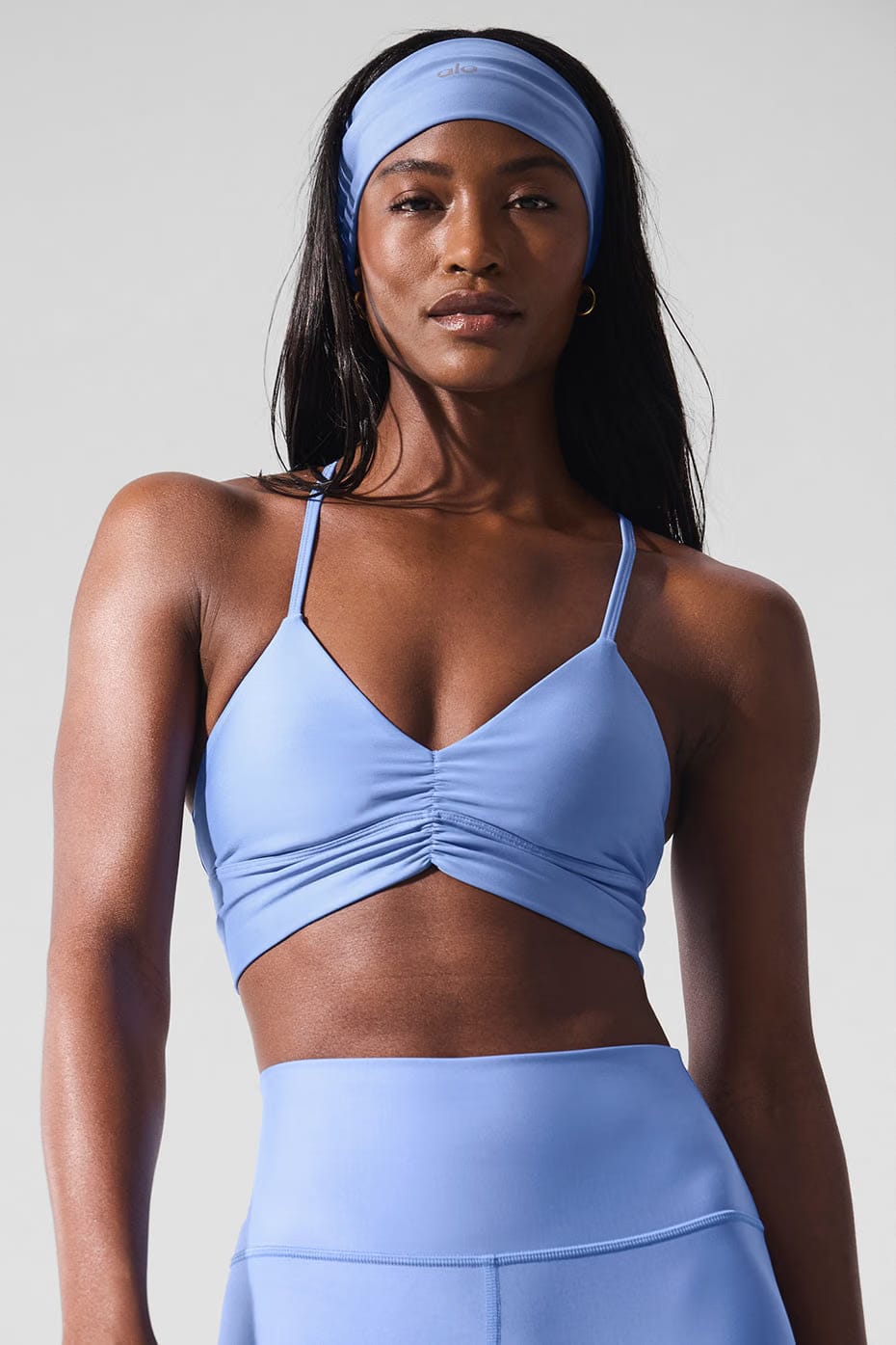Alo Yoga Airlift Divine Bra - Crystal Clear Blue