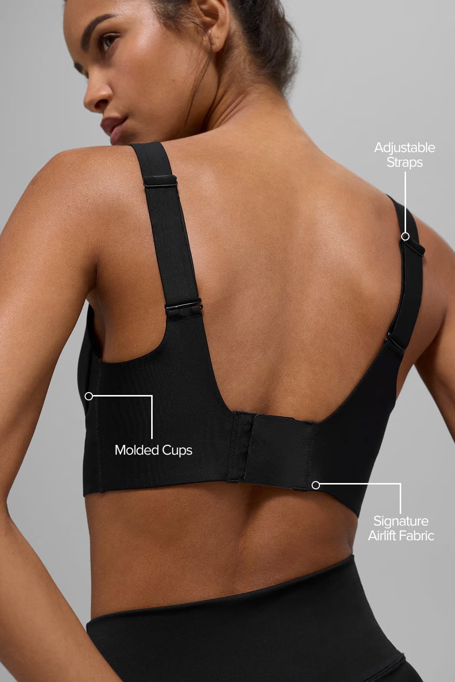 Alo Yoga Airlift Endurance High-Impact Bra - Black