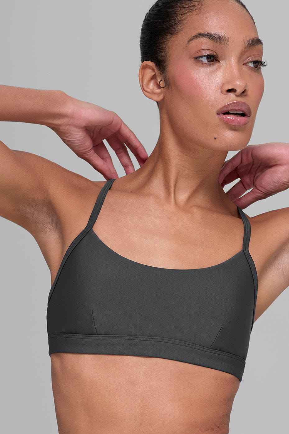Alo Yoga Airlift Intrigue Bra - Anthracite