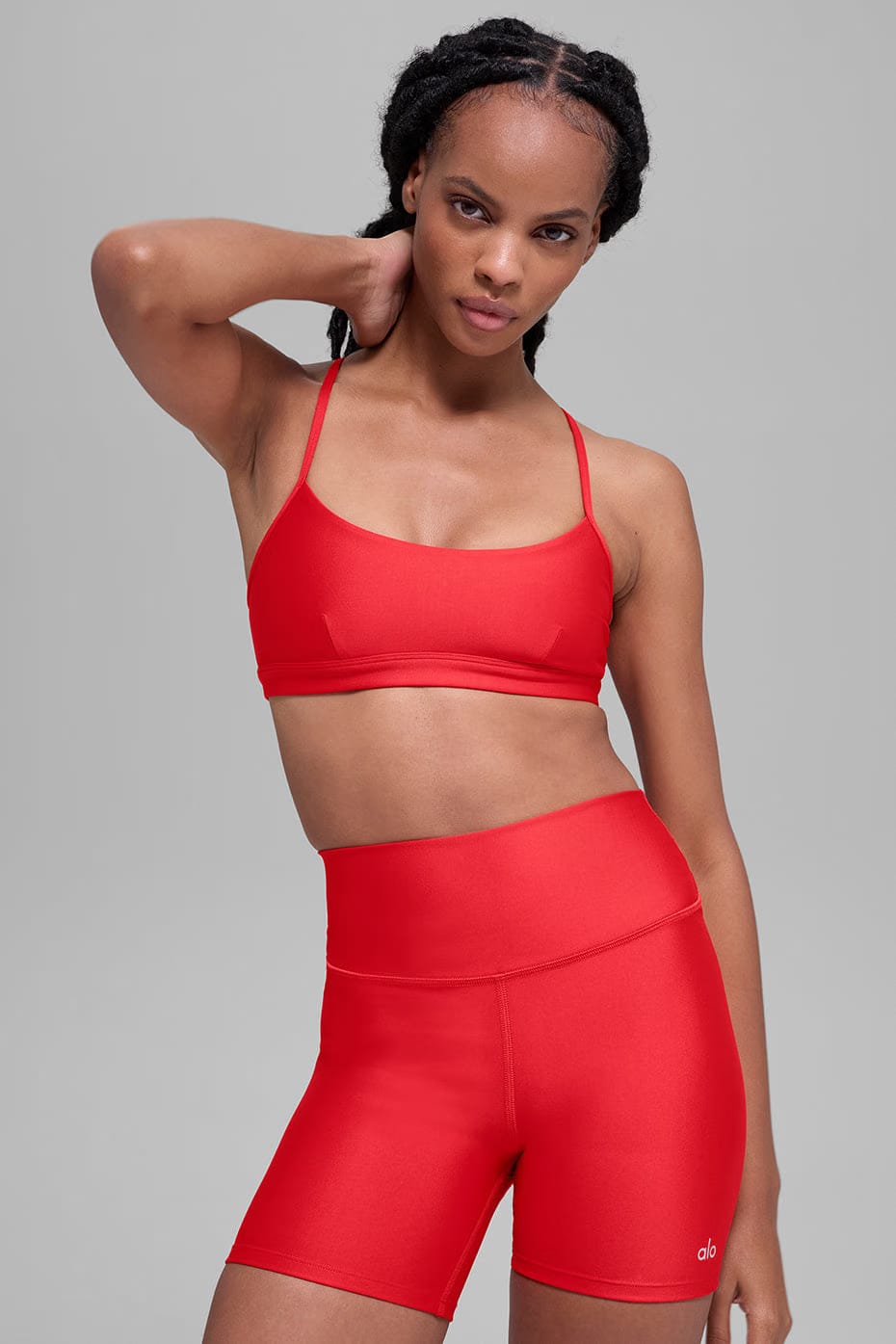 Alo Yoga Airlift Intrigue Bra - Bright Red