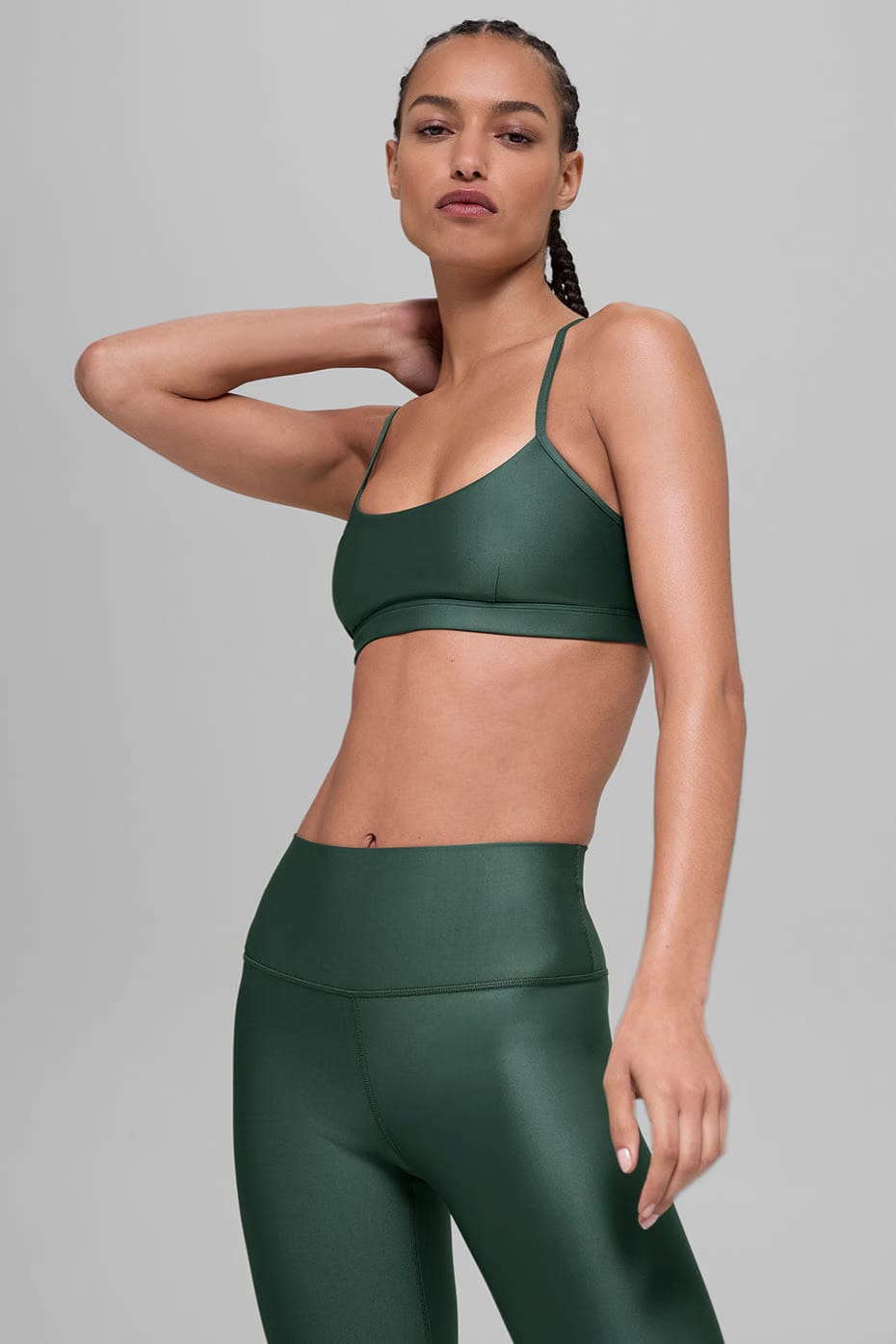 Alo Yoga Airlift Intrigue Bra - Clover Green