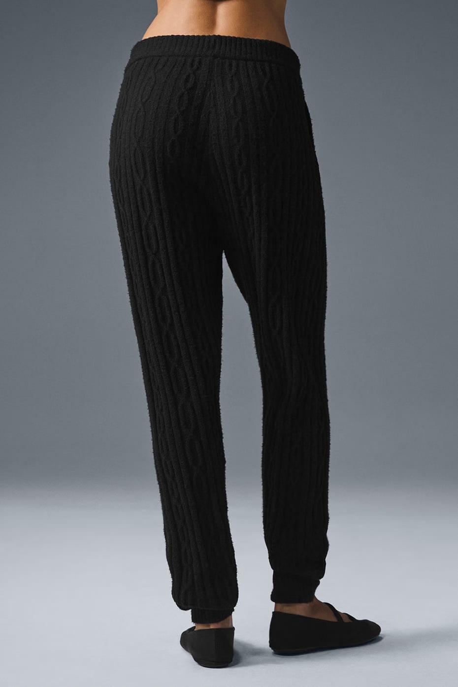Alo Yoga Cable Knit Winter Bliss Pant - Black
