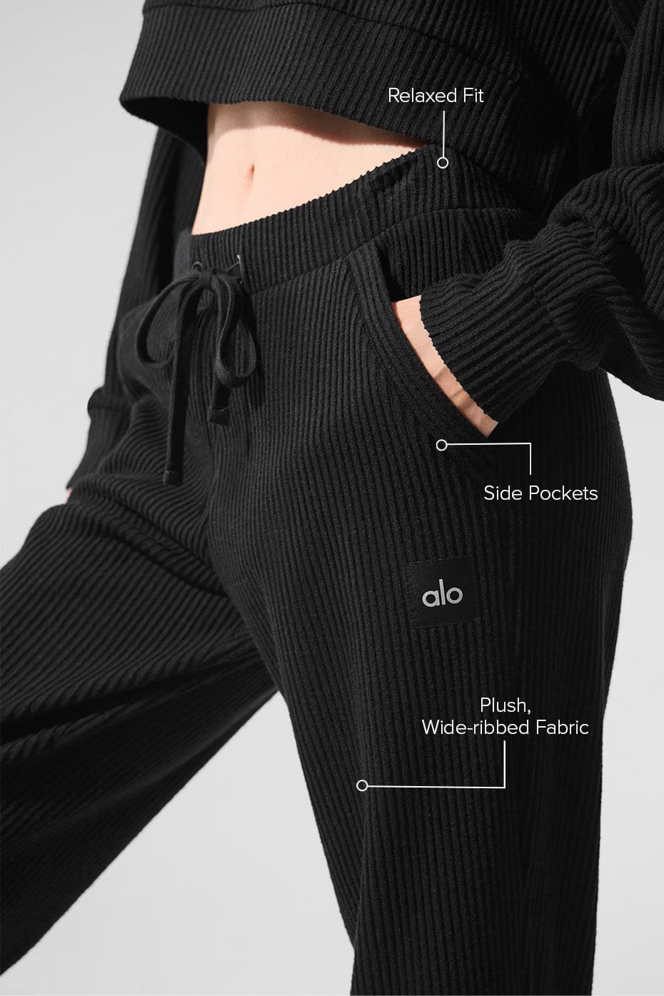 Alo Yoga Muse Sweatpant - Black