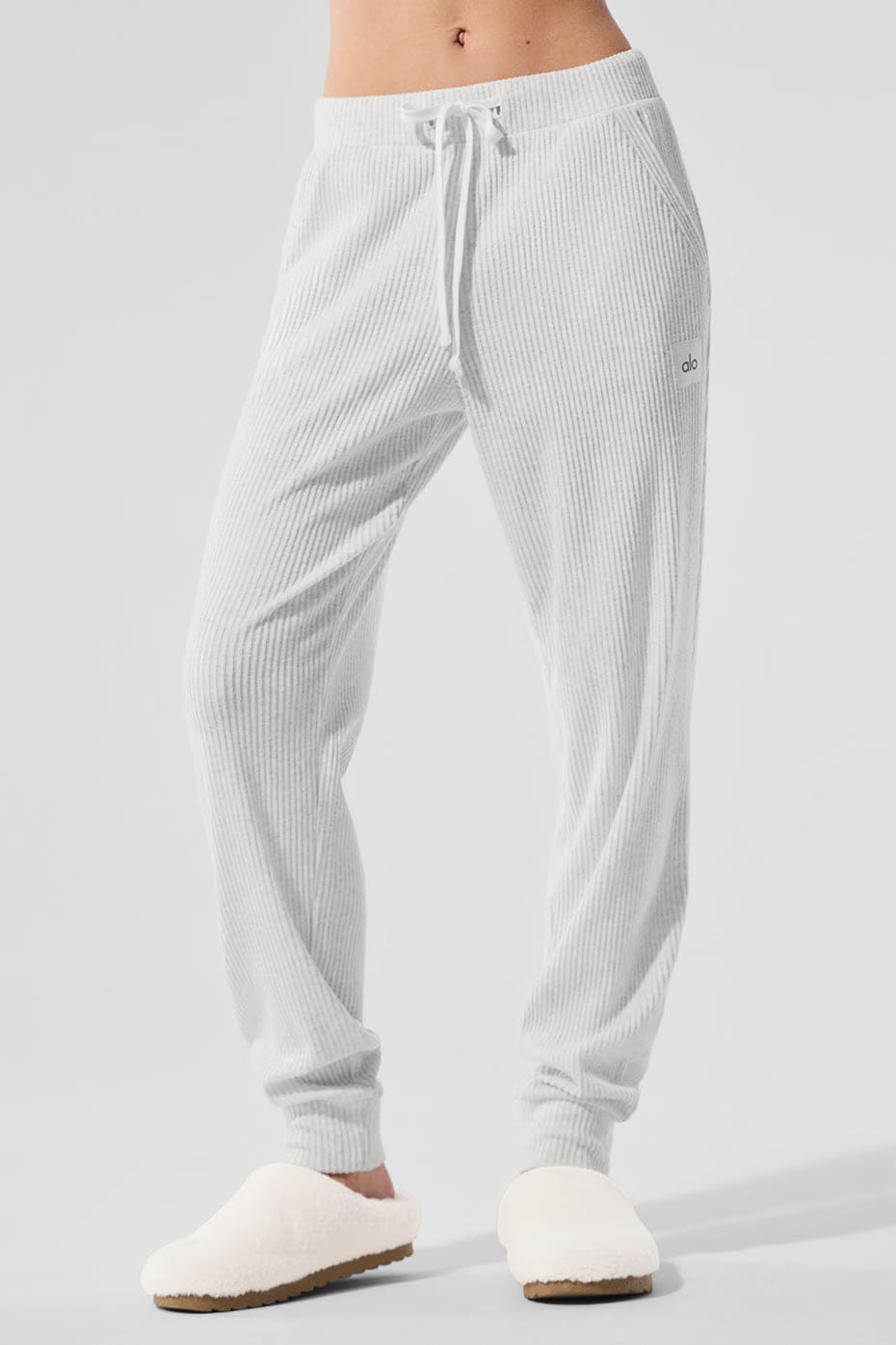 Alo Yoga Muse Sweatpant - White Heather
