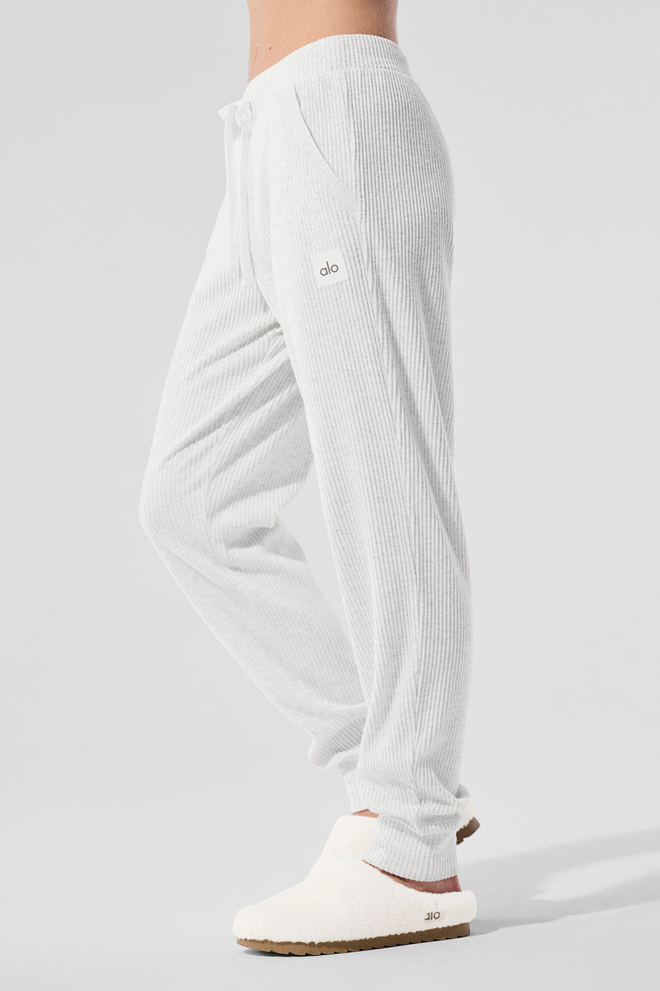 Alo Yoga Muse Sweatpant - White Heather