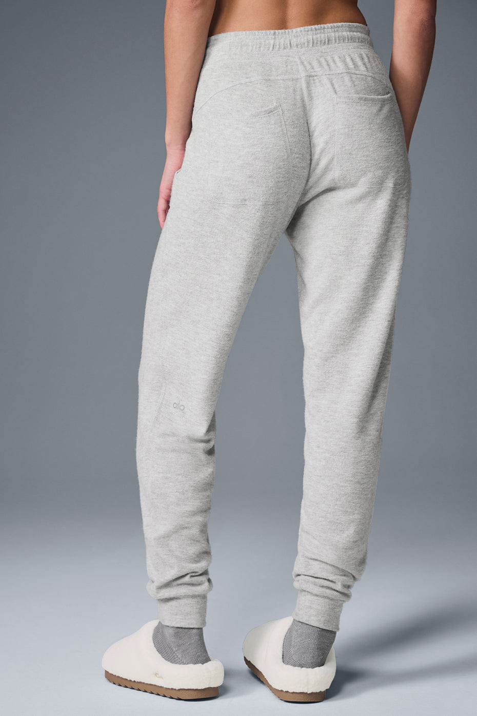 Alo Yoga Soho Sweatpant - Athletic Heather Grey