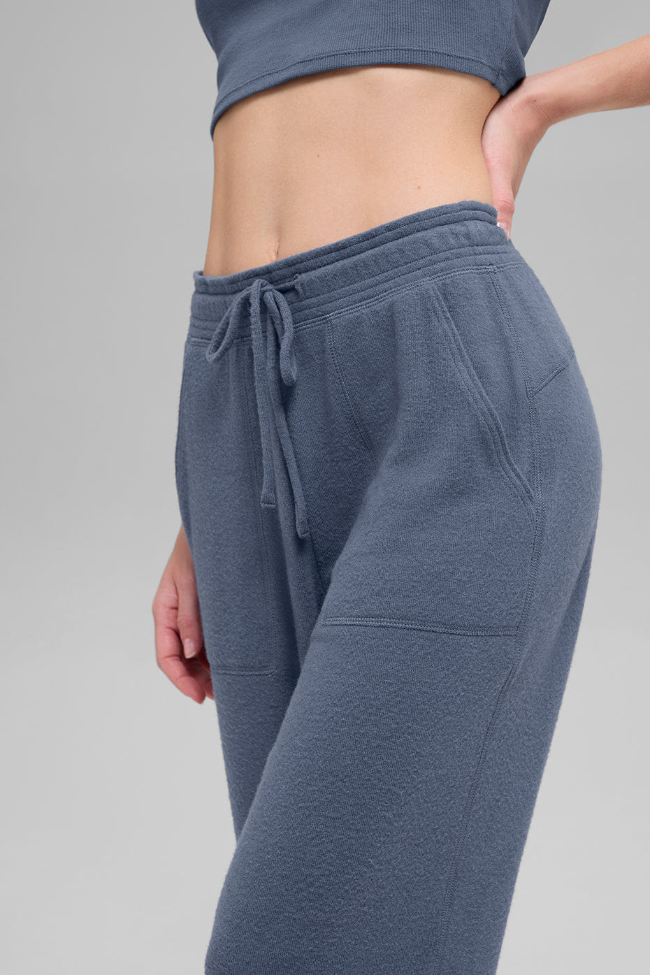 Alo Yoga Soho Sweatpant - Bluestone