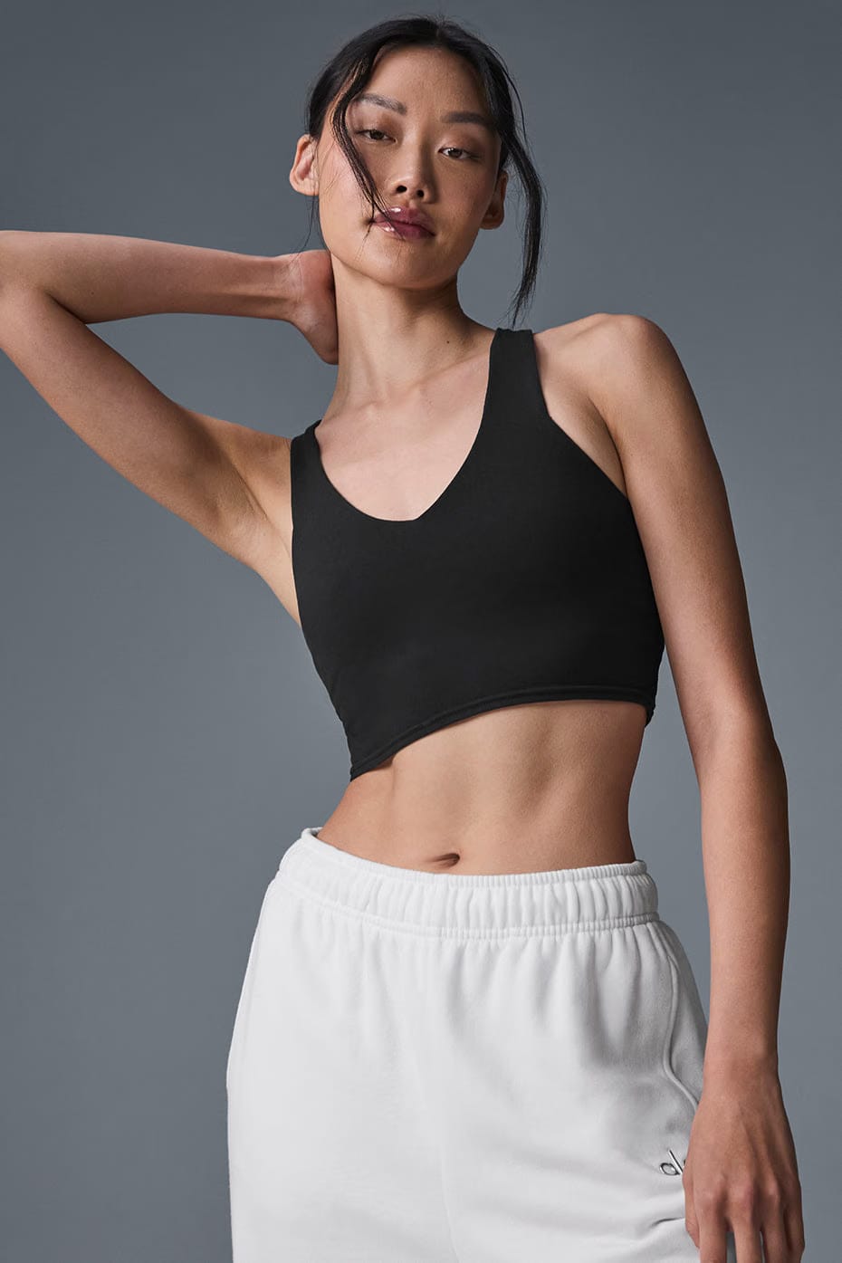 Alo Yoga Airbrush Real Bra Tank - Black