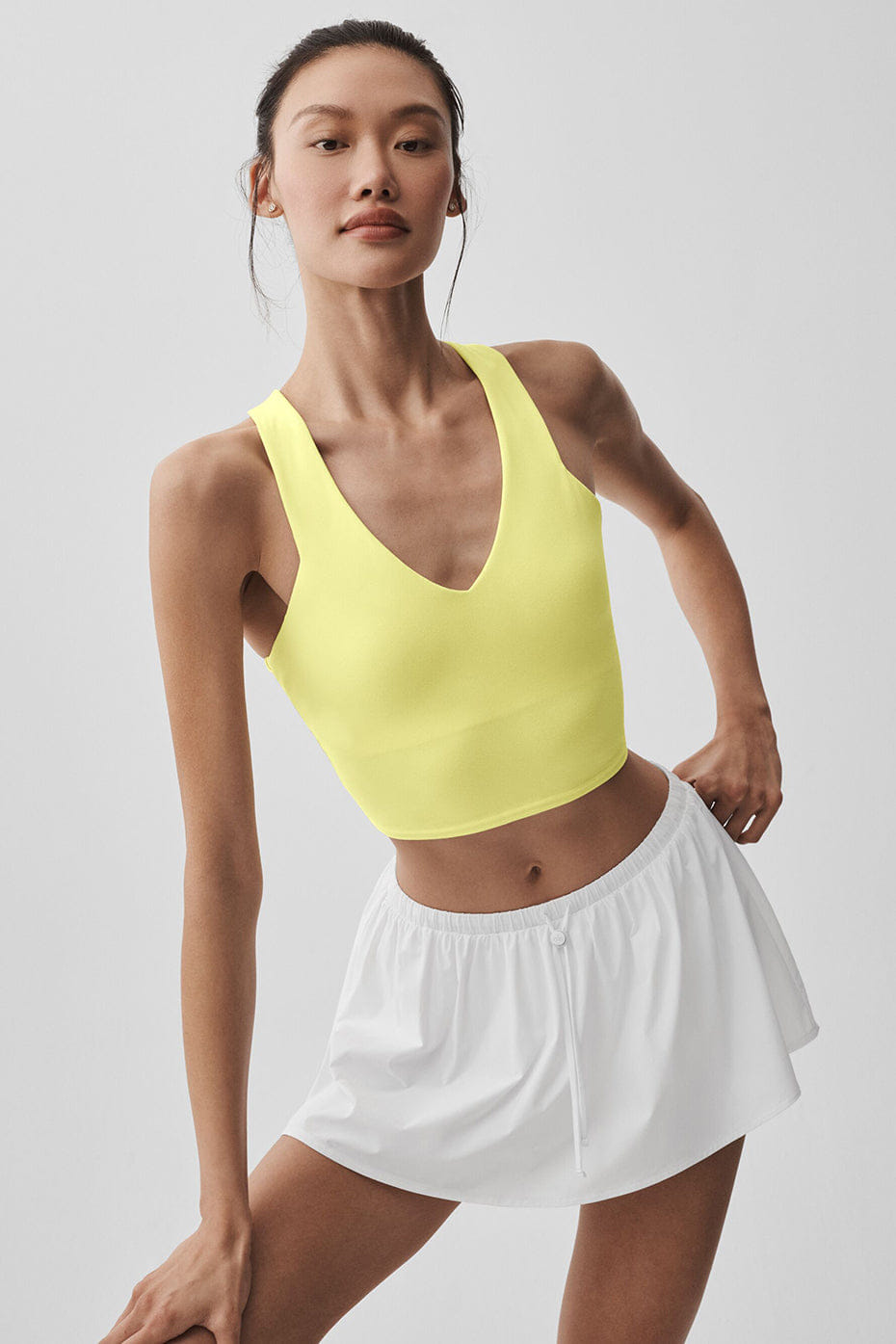 Alo Yoga Airbrush Real Bra Tank - Sunshine