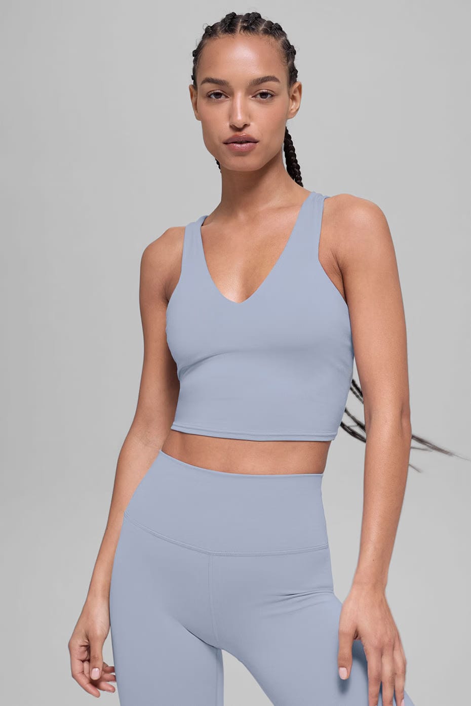 Alo Yoga Airbrush Real Bra Tank - Winter Frost