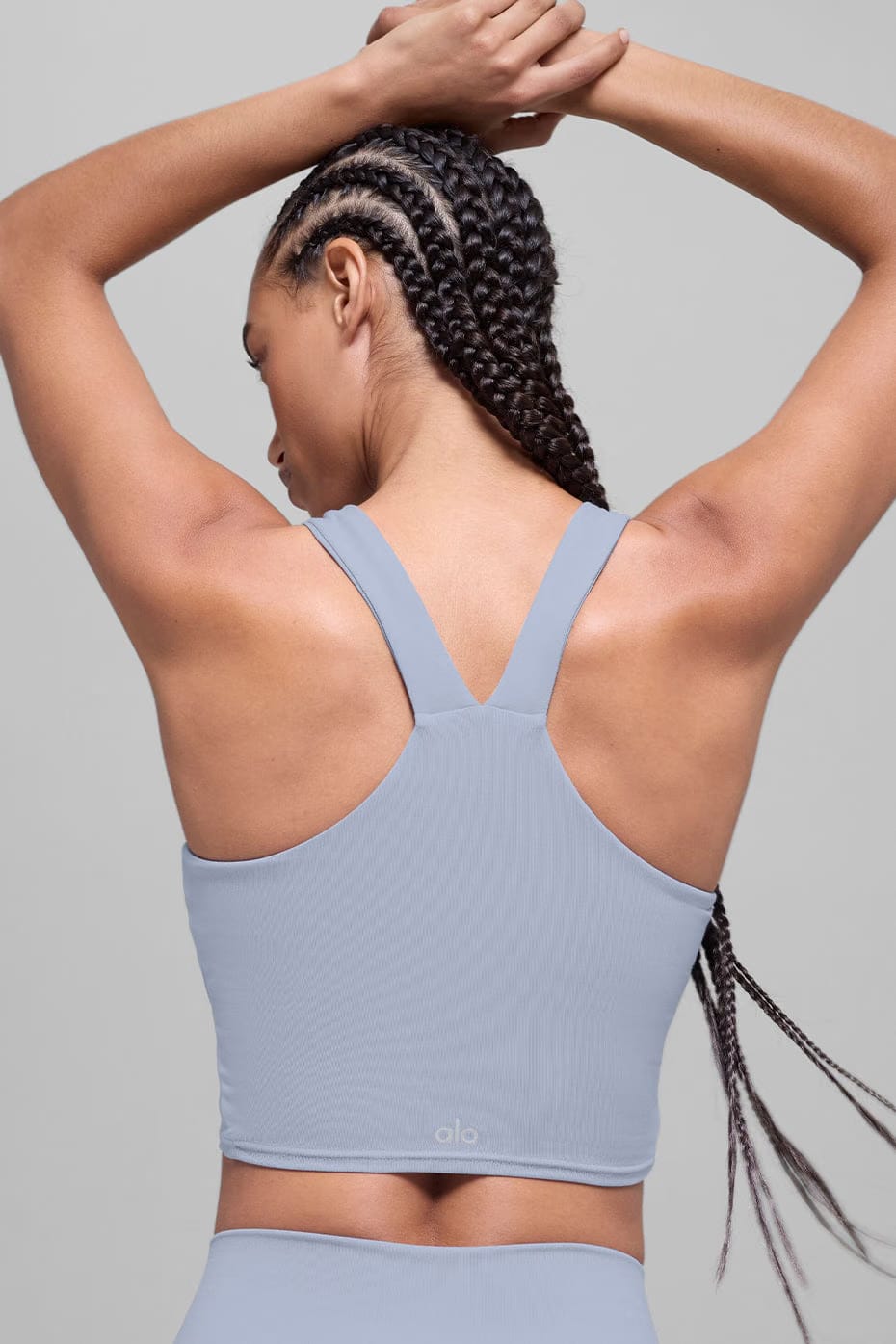 Alo Yoga Airbrush Real Bra Tank - Winter Frost