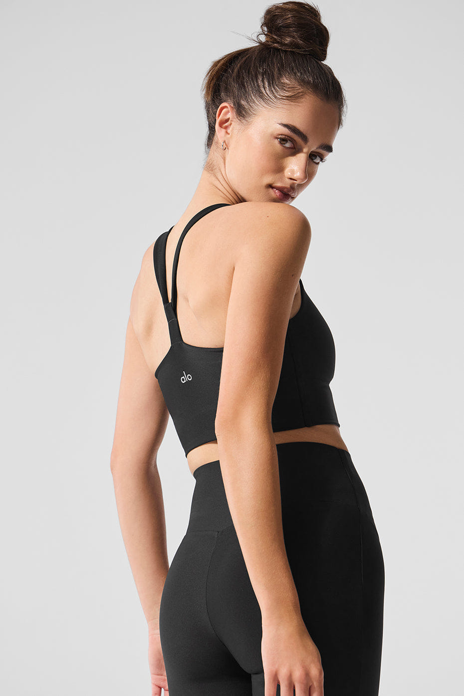 Alo Yoga Airlift Sleek Bra Tank - Black