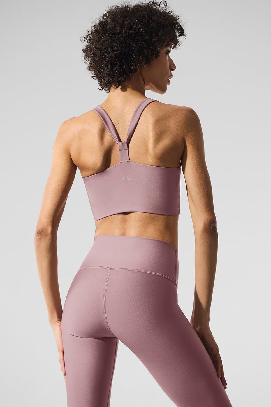 Alo Yoga Airlift Sleek Bra Tank - Smoky Quartz