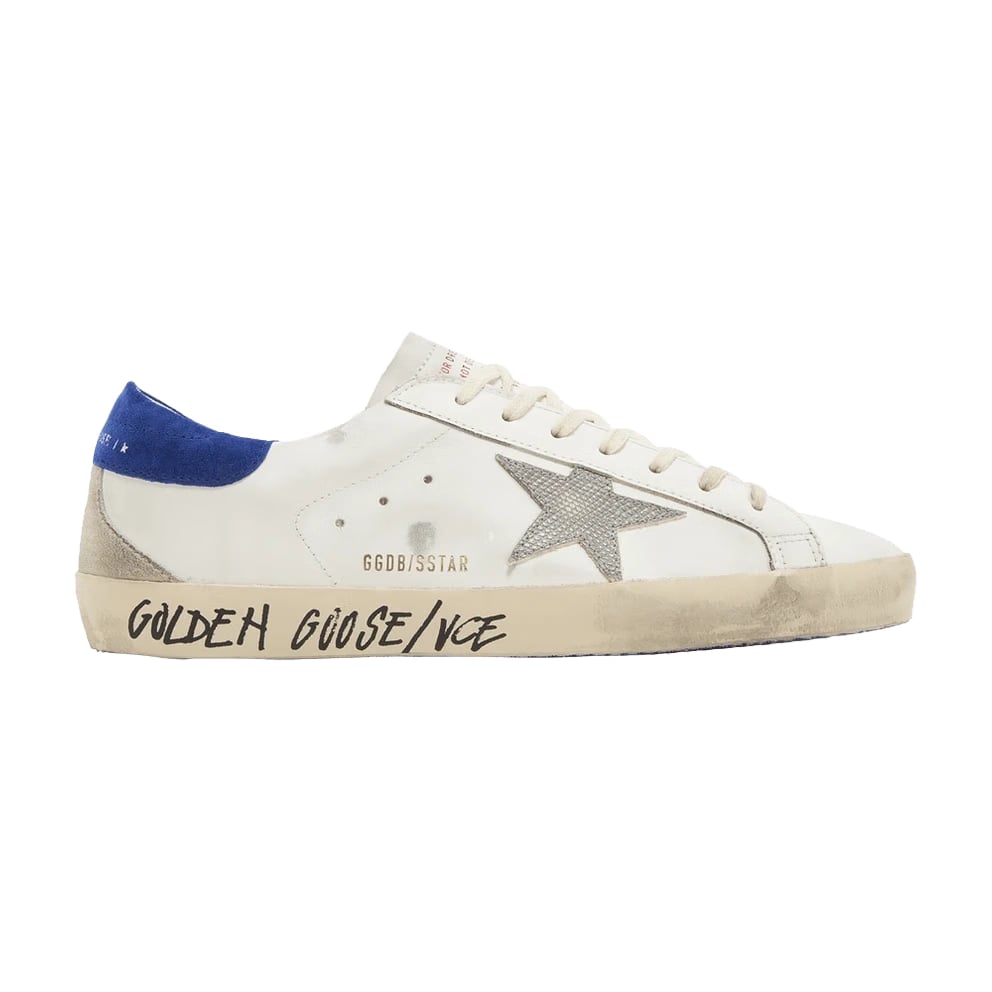 Golden Goose Superstar Snakeskin - White Blue